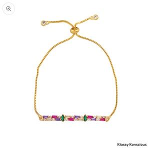 Multicolored Gold Bracelet “Risk”